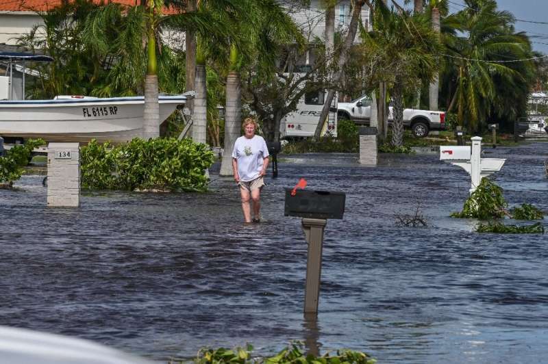 Hurricane Ian packed howlings winds of up to 150 miles per hour when it came ashore in southwestern Florida, toppling trees and 