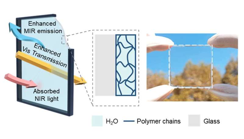 Hydrogel glass: a novel glass design for energy saving in buildings