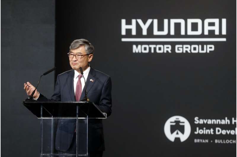 Hyundai breaks ground on $5.5B electric car plant in Georgia