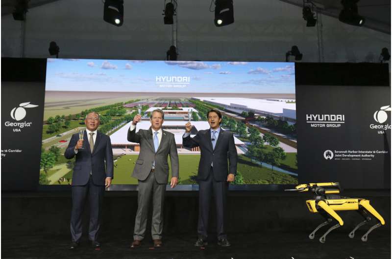 Hyundai breaks ground on $5.5B electric car plant in Georgia