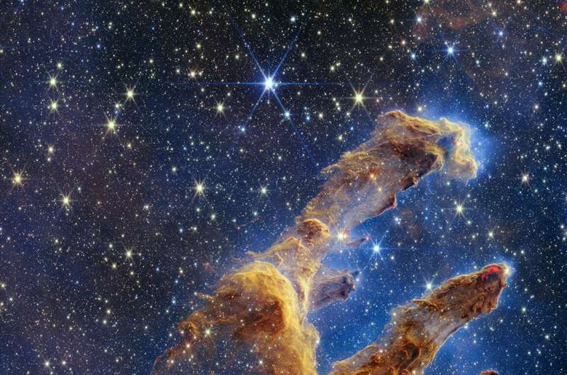 Iconic 'Pillars of Creation' captured in new Webb image