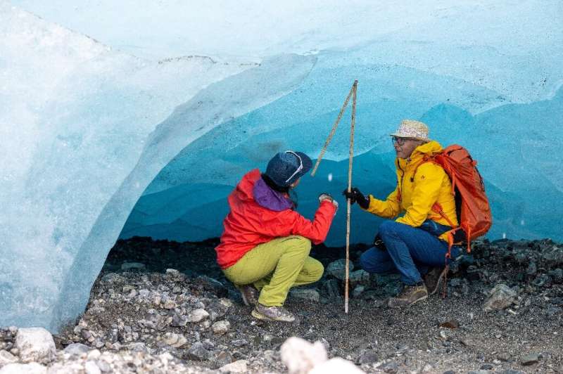 'Als dit zo doorgaat, is het over vijf jaar de Jamtal-gletsjer niet meer,' zegt wetenschapper Andrea Fischer.