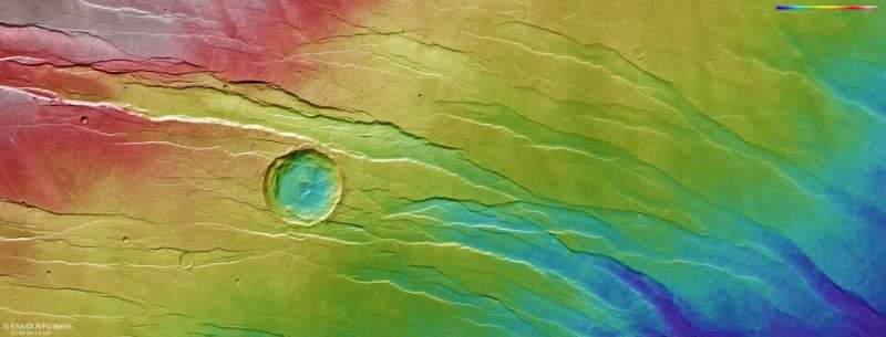 Image: Tantalus Fossae on Mars