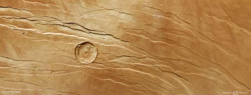 Image: Tantalus Fossae on Mars