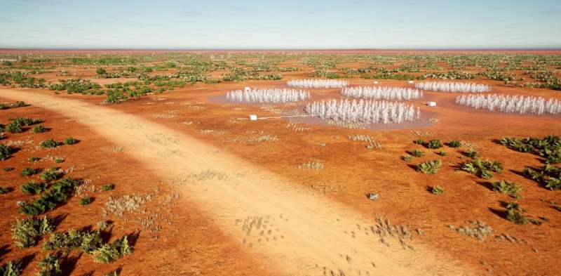In Australia and South Africa, construction has started on the biggest radio observatory in  Earth's history
