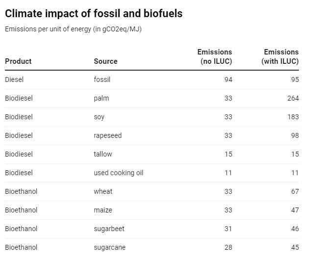 Is a biofuel mandate the worst option for cutting transport emissions?