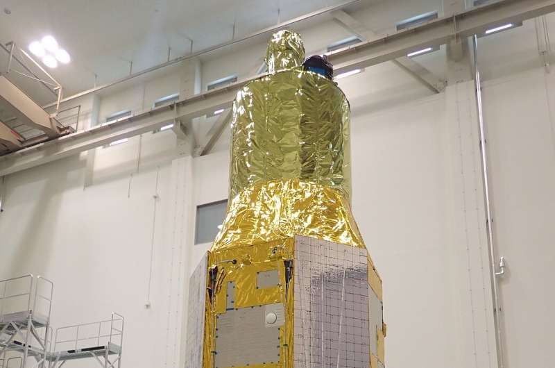 Japanese-NASA x-ray observatory stands tall as testing begins
