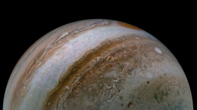 Jupiter turns out to be inhomogeneous; metallicity gives clues about origin 