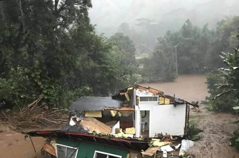 Kauai's 2018 record-setting rain caused by a series of supercell thunderstorms