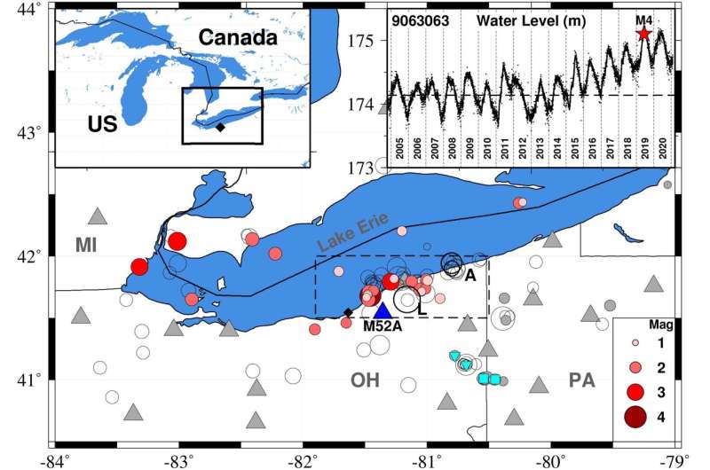 Lake Erie quakes triggered by shifting water levels? Study finds no smoking gun, urges further research