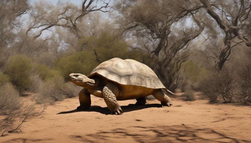 Large tortoises lived in South Africa long ago: how we recorded their fast-disappearing traces