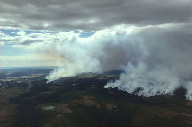 Large forest fires in the tundra in southwestern Alaska are threatening villages