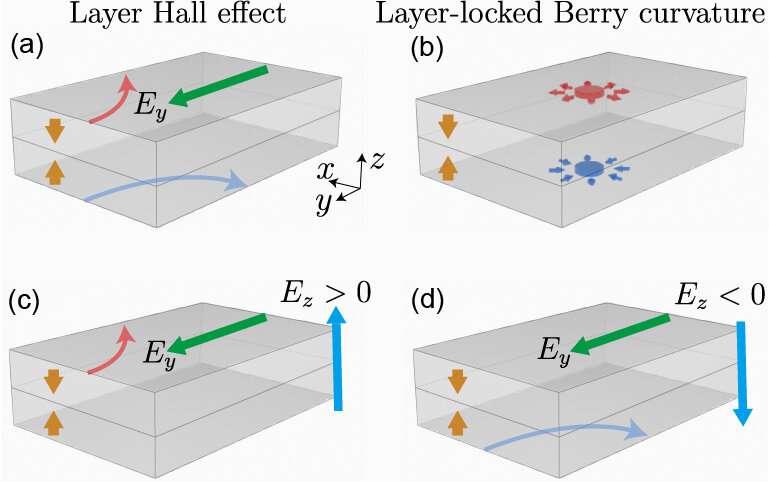 Layer Hall-effect en verborgen Berry-kromming in antiferromagnetische isolatoren