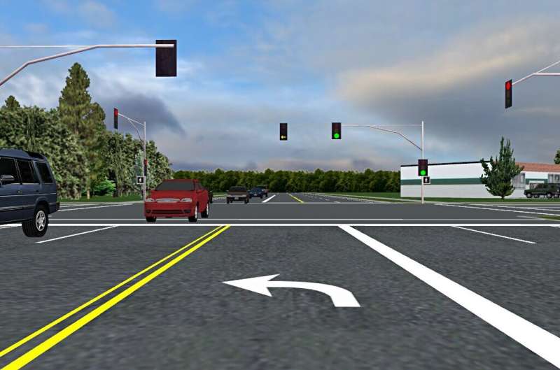 Left-turn traffic signals, better lighting, shorter crossings would enhance older pedestrians' safety