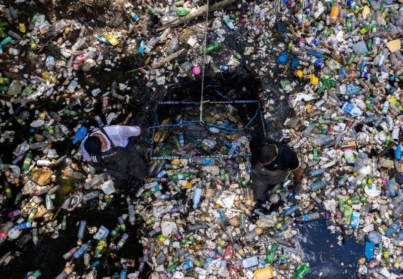 Less than 10 percent of the world's plastic is recycled