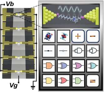 Logical switching using a single molecule