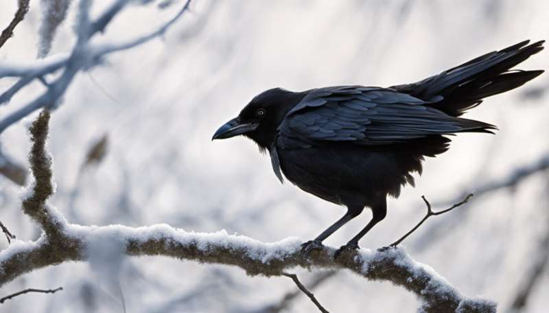 Look up this spring – you might see little ravens build soft, cosy nests from your garden trees