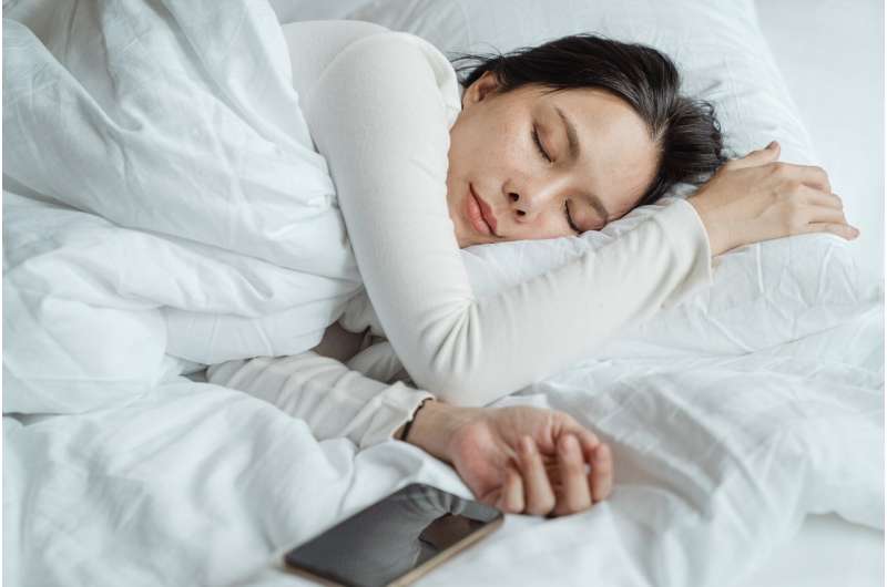 Managing insomnia with an app