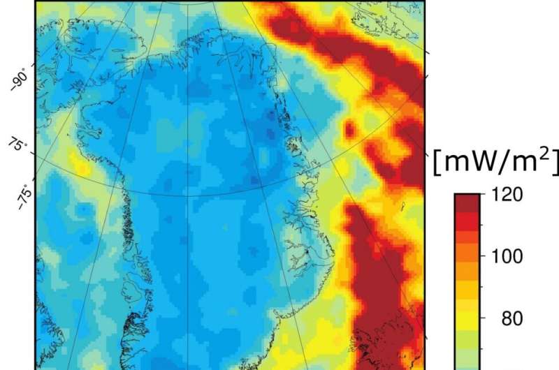 Die Kartierung des Wärmeflusses unter Grönland hebt die geothermische „Freakzone“ hervor