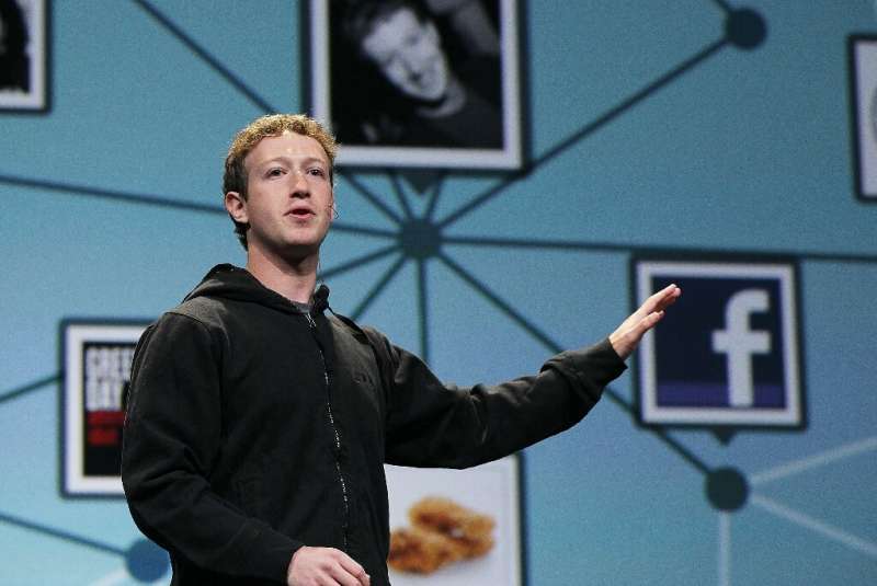 Mark Zuckerberg is seen in 2010, with Facebook already the largest online social network but before its stock market debut