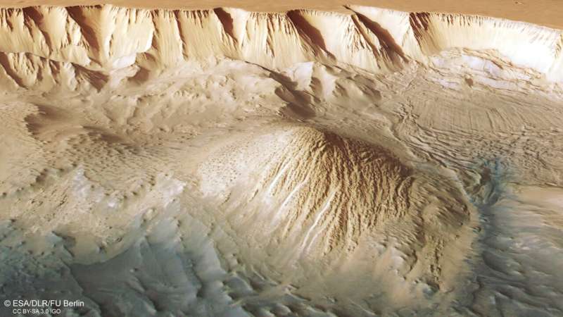 Mars Express peers into Mars' 'Grand Canyon'