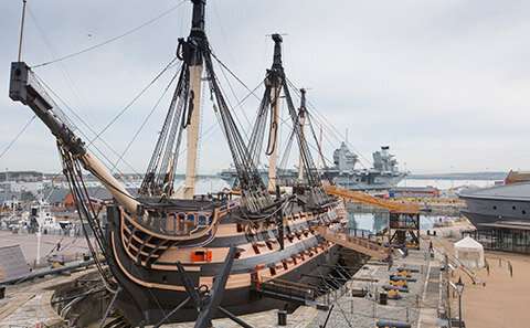 Materials testing helps conserve icon of British maritime history