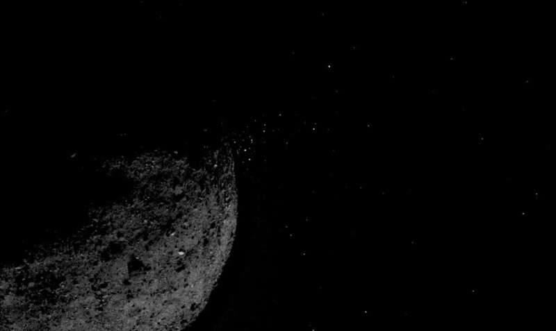 Meteorite provides record of asteroids “spitting out” pebbles