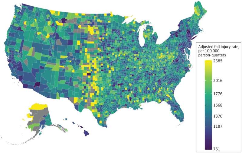 More adults are falling every year, despite prevention efforts