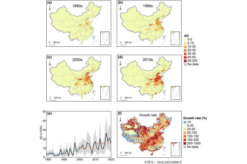 Mortality caused by heatwaves in China has increased since 1979