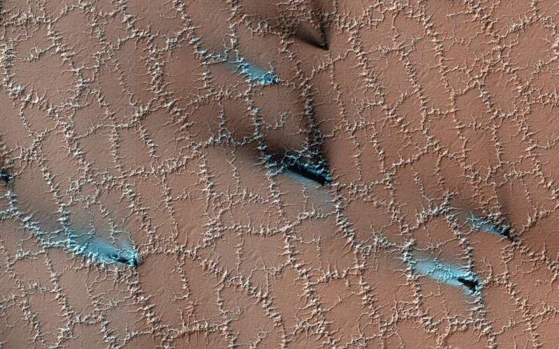 NASA explores a winter wonderland on mars