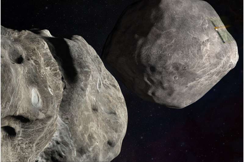 NASA spacecraft closes in on asteroid for head-on collision