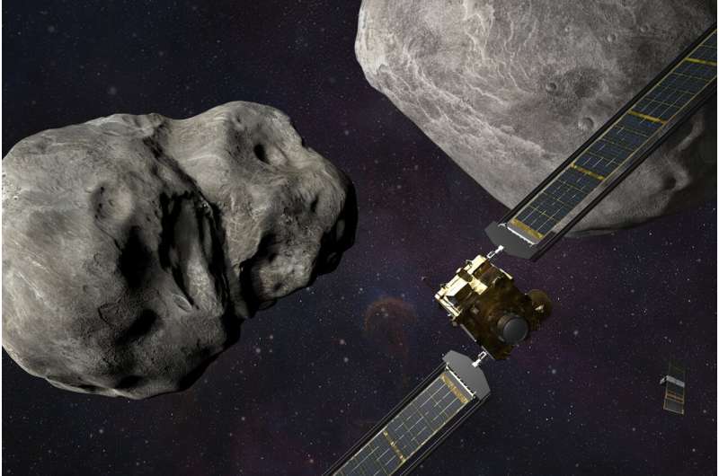NASA spacecraft closes in on asteroid for head-on collision