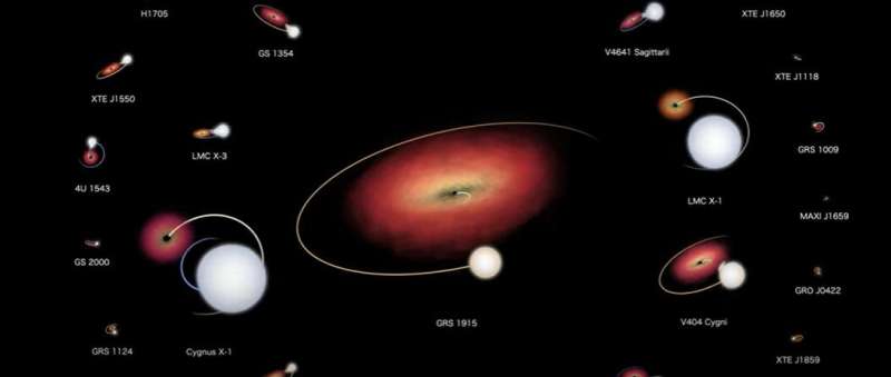 NASA visualization rounds up the best-known black hole systems