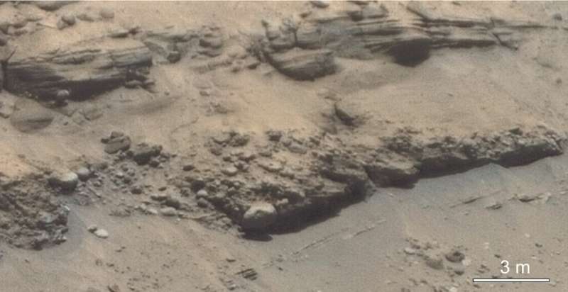 NASA's Perseverance Rover captured an image on March 17, 2021, of Jezero Crater's 'Delta Scarp' on Mars