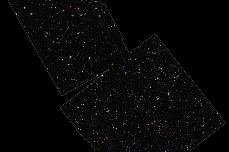 Webb de la NASA alcanza un nuevo hito en la búsqueda de galaxias distantes
