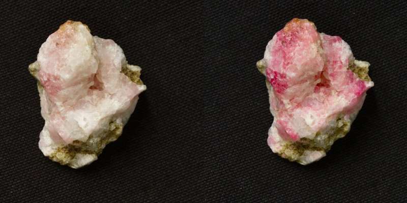Natural mineral hackmanite can change colour almost indefinitely enabling numerous applications