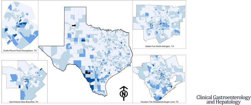 Neighborhood-level factors contribute to liver cancer disparities across Texas