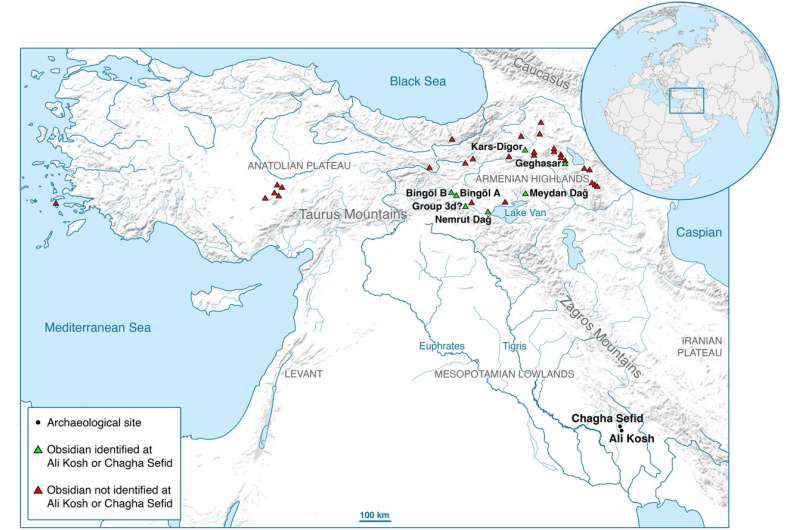 New analysis of obsidian blades reveals dynamic Neolithic social networks