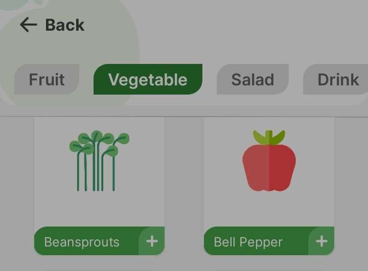 New app to help people eat the right portion sizes to get to 5 a day