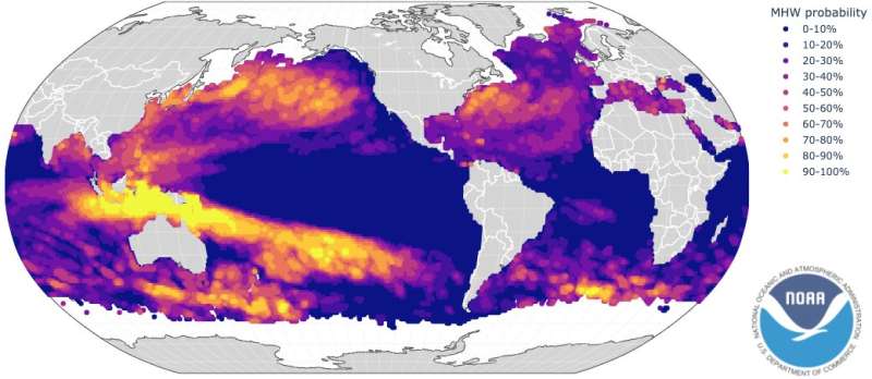 New global forecasts of marine heatwaves foretell ecological and economic impacts