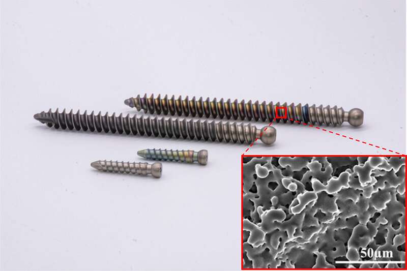 New laser surface modification process with silver provides antimicrobial defense to titanium orthopedic devices