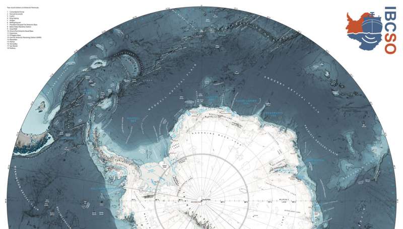 New map shows the seabed of the Southern Ocean in unprecedented detail