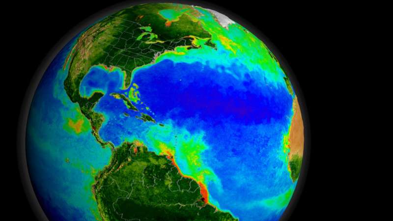 New model sheds light on day/night cycle in the global ocean