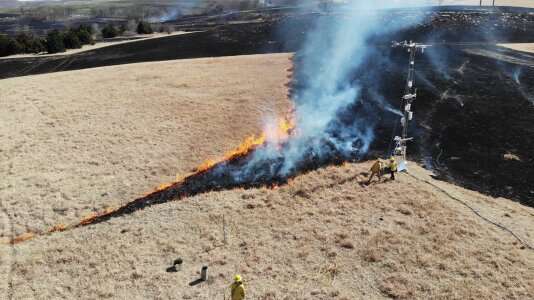 New sensing platform deployed at controlled burn site, could help prevent forest fires