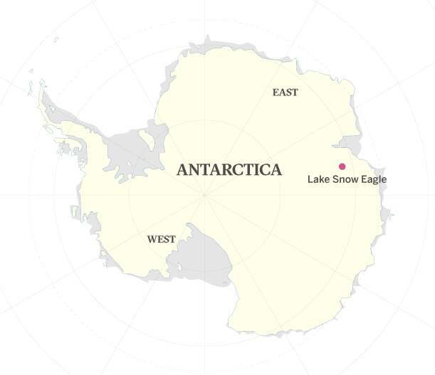 El lago recién descubierto puede ser el secreto de la capa de hielo antártica que sube y baja