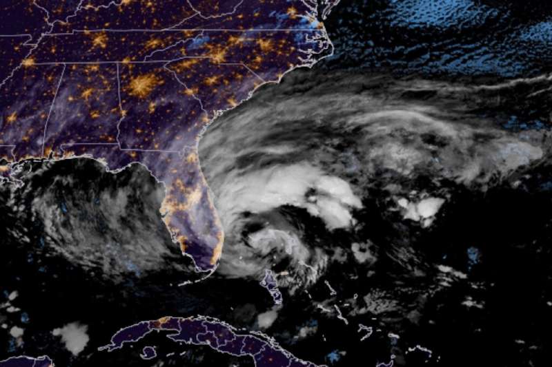 Nicole made landfall as a Category 1 hurricane before it was downgraded to a Tropical Storm