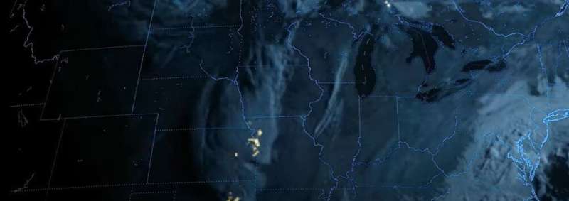 NOAA shares flashy first imagery from GOES-18 Lightning Mapper
