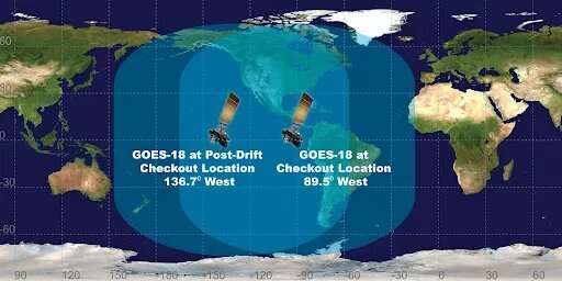 NOAA’s GOES-T reaches geostationary orbit, now designated GOES-18