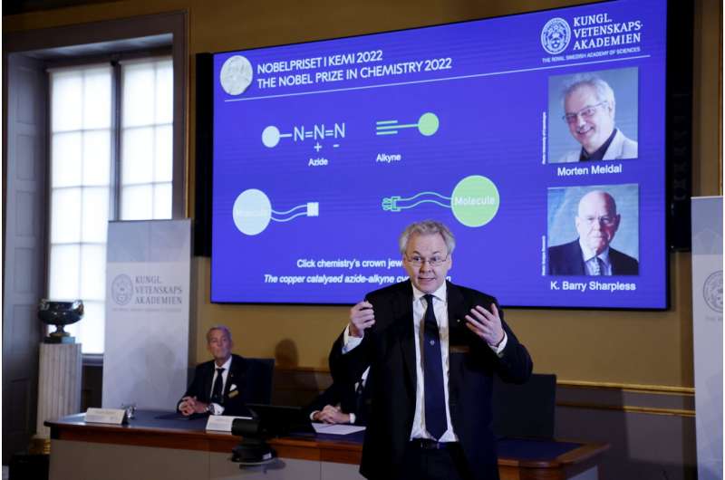 Nobel Prize for 3 chemists who made molecules 'click'