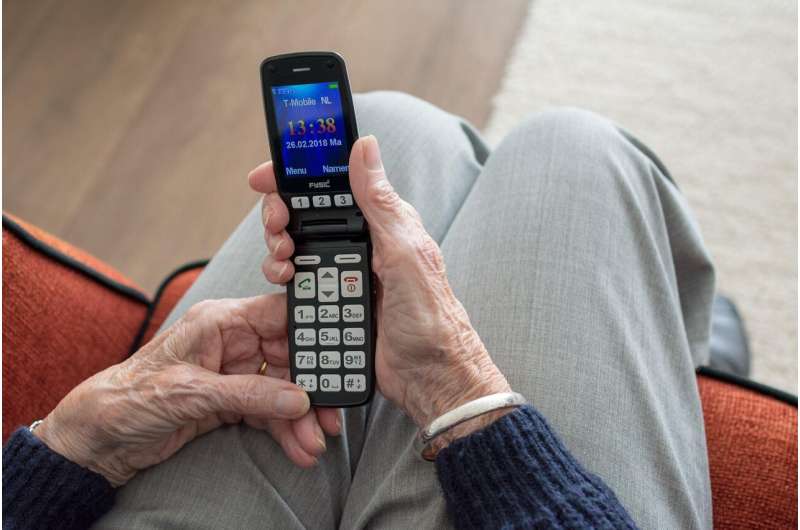 elderly smartphone